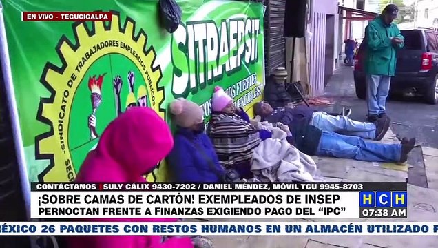 En protesta siguen exempleados de INSEP pese a resolución negativa sobre Pago del IPC