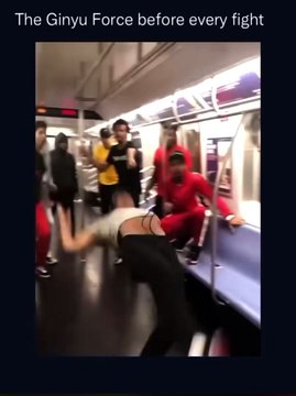 Commuters join Street Dancers in a NYC Subway Car
