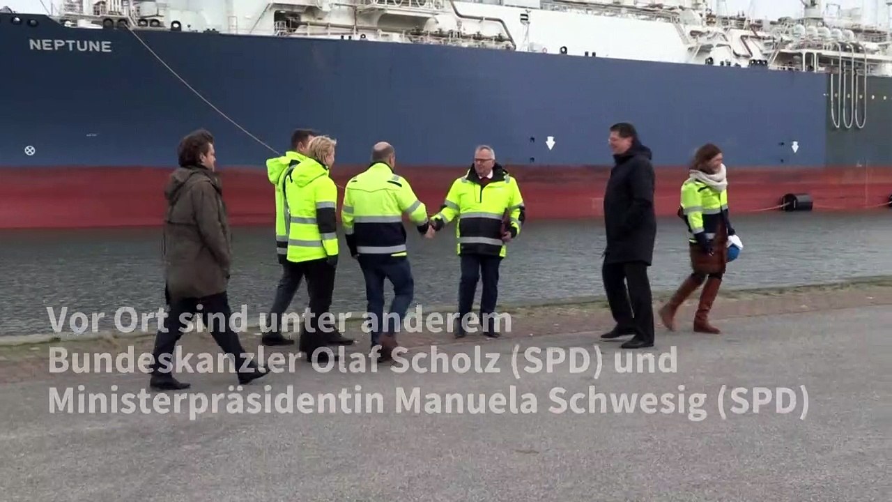 Scholz weiht zweites importterminal für flüssigerdgas in lubmin ein