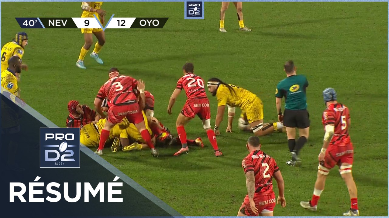 PRO D2 - Résumé USON Nevers-Oyonnax Rugby: 12-21 - J17 - Saison 2022/2023
