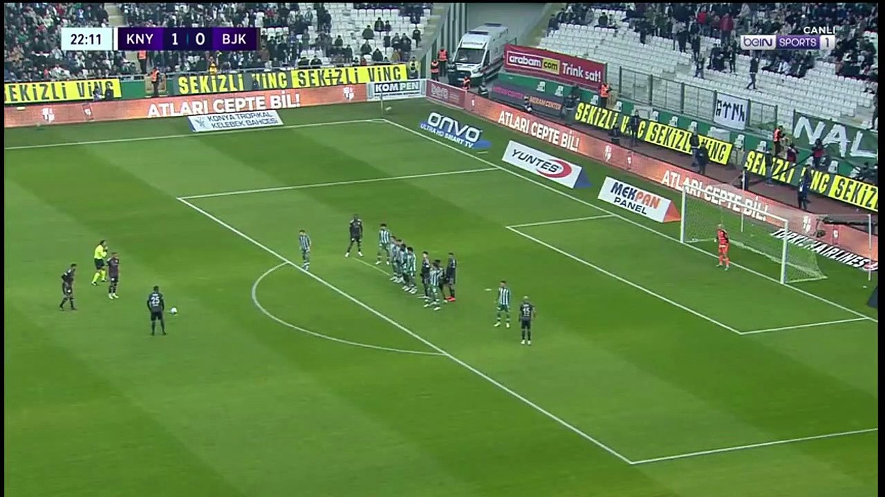 Konyaspor - Beşiktaş (1.devre)