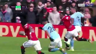 Manchester United vs Man-City 2-1 Goals and Highlights