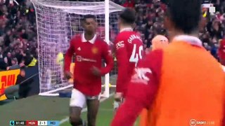 Marcus Rashford Goal - Manchester United vs Manchester City 2-1 14/01/2023