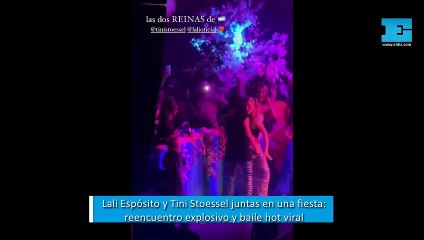 Viral: reencuentro entre Tini Stoessel y Lali Espósito, noche explosiva y baile hot