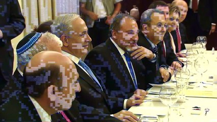 PM Netanyahu and Russian President Putin during their working lunch