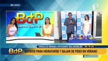 EsSalud brinda opciones saludables: batidos para hidratarse y bajar de peso en este verano