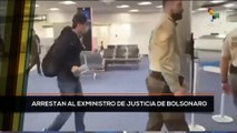 teleSUR Noticias 11:30 14-01: Arrestan al exministro de justicia de Jair Bolsonaro