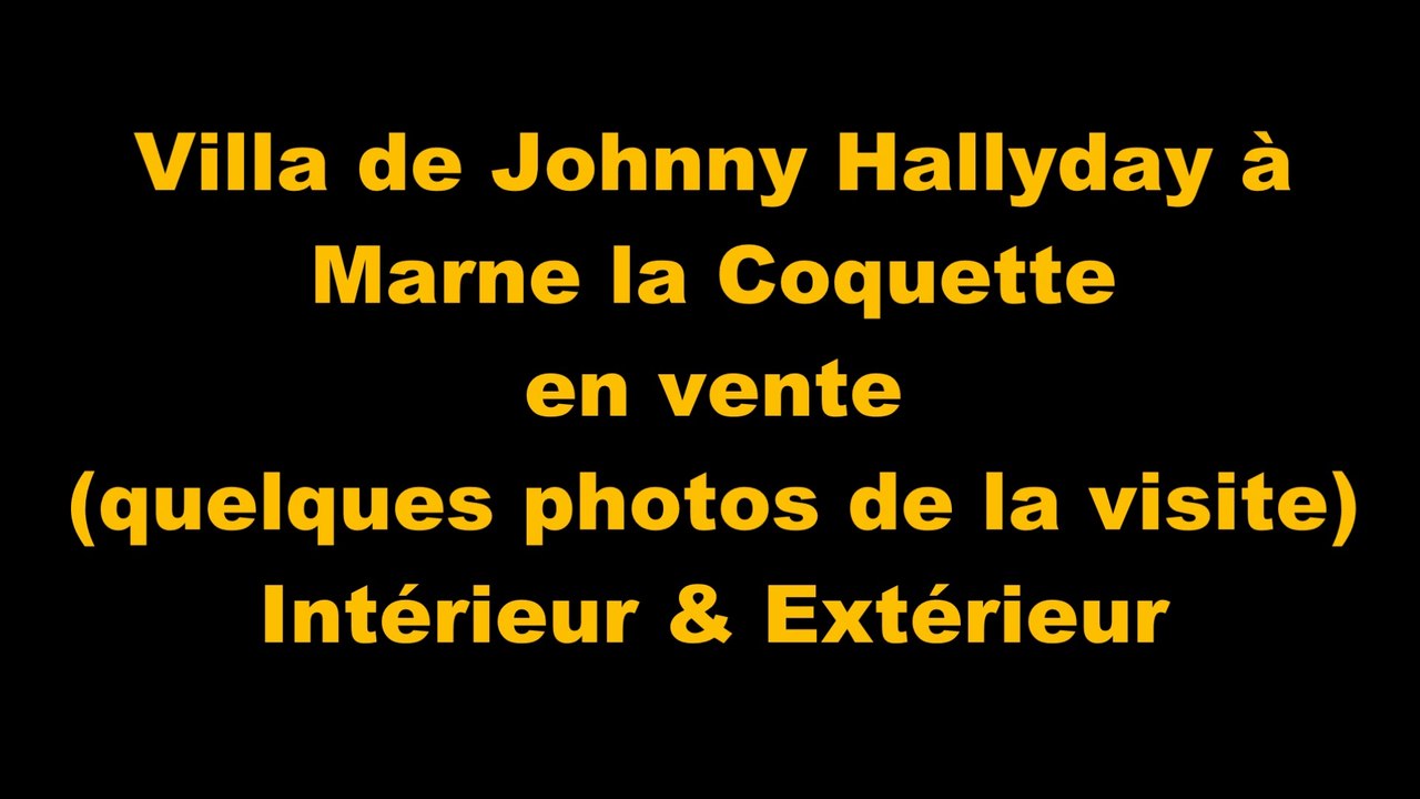 Johnny Hallyday Villa