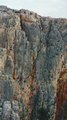 Footage of a Plateau On Top Of a Mountain Rock