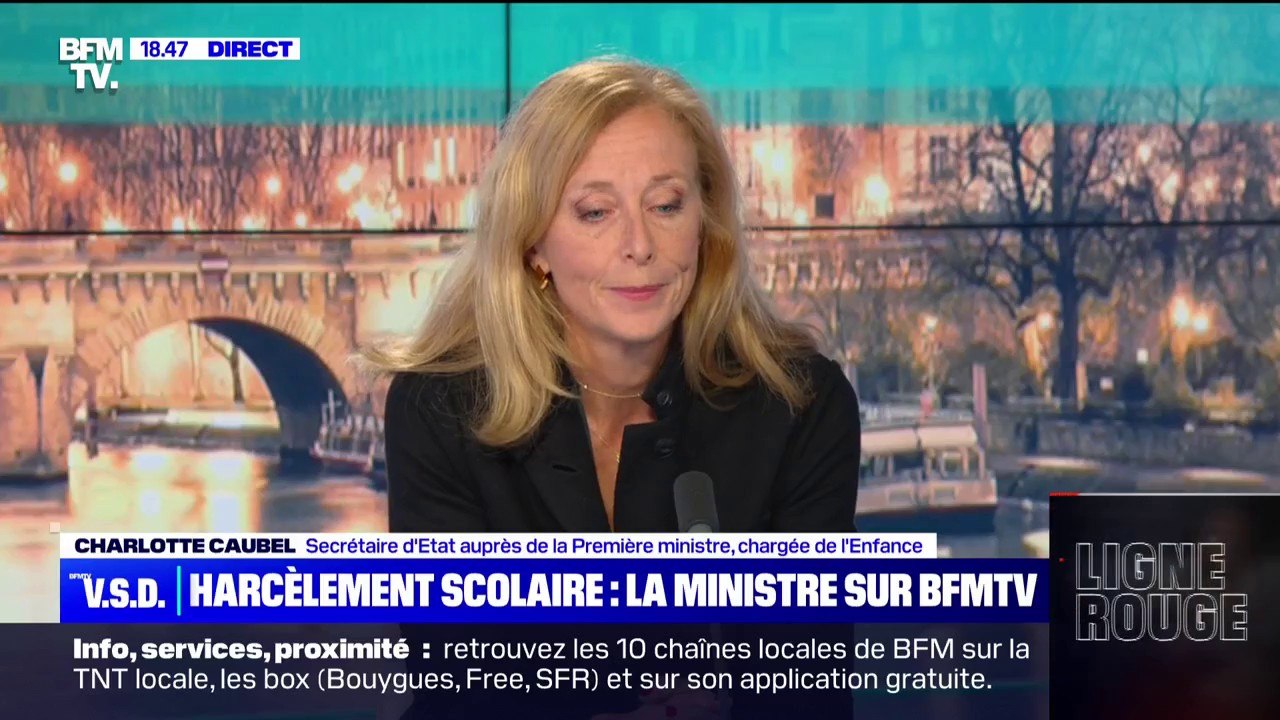 Charlotte Caubel, secrétaire d'État chargée de l'Enfance: "Le harcèlement scolaire tue trop souvent"