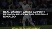 Real Madrid: le développement de Karim Benzema sur Cristiano Ronaldo