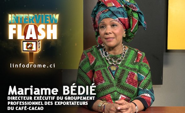 PANEL BUSINESS « PREMIUM ETIQUETTE »: Mariame Bédié, Directeur exécutif du groupement professionnel des exportateurs de café-Cacao s'exprime à ce sujet