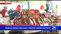 Terminal Pesquero de Chorrillos: ingresa menos pescado y precios aumentan ligeramente