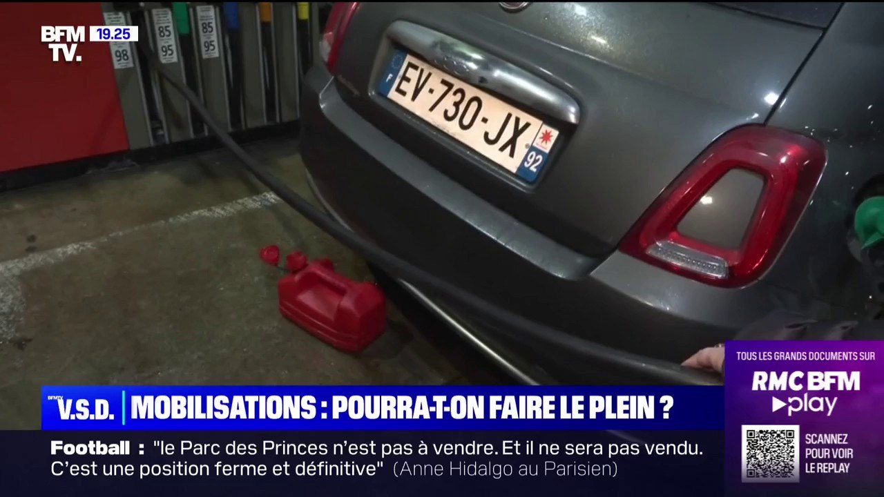 Grève du 19 janvier: des automobilistes anticipent en faisant le plein de carburant