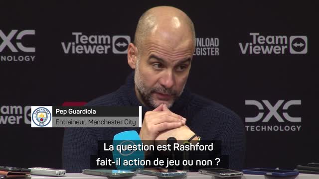 Man. City - La colère froide de Guardiola : "Dix fois sur dix, c'est hors jeu mais à Old Trafford..."