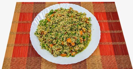 طريقة عمل سلطة الكينوا بالخضار