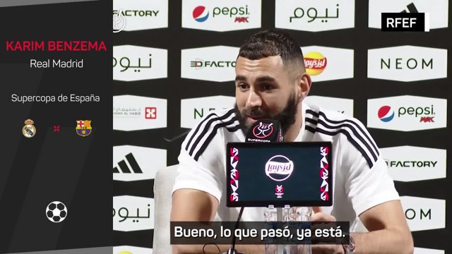 FINAL SUPERCOPA ESPAÑA | REAL MADRID - BARCELONA | Rueda de prensa de BENZEMA | AS