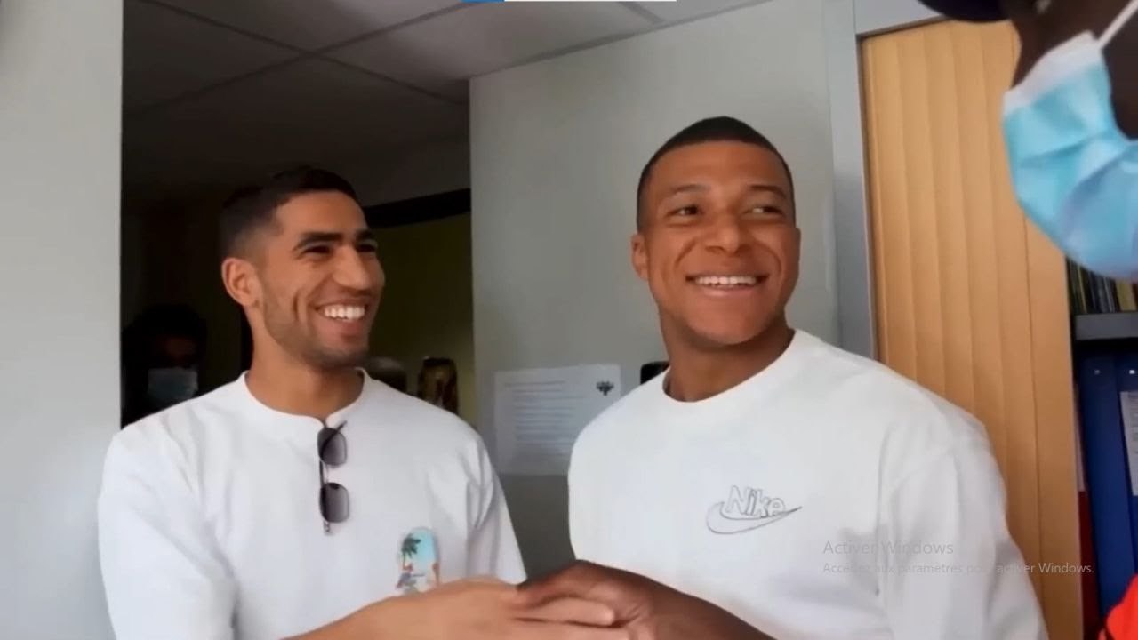 Mbappe Hakimi, la meilleure amitié entre deux joueurs de l'histoire, deux minutes résument tout