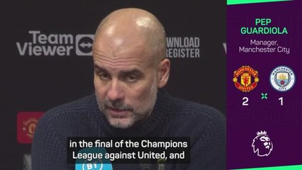 Pep pleased with City performance despite derby day defeat