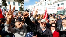 مظاهرات معارضة في تونس ضد ما سموه تفرد قيس سعيد بالسلطة