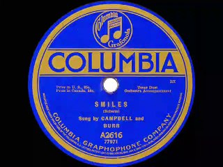 1918 Albert Campbell Henry Burr Smiles