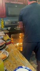 Turkey Dinner Goes Awry With Oven Fire