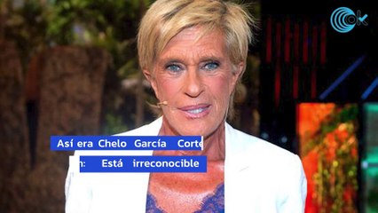 Irreconocible: así era Chelo García Cortés hace 40 años