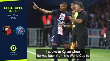 Galtier ready to welcome back Mbappé in the starting XI