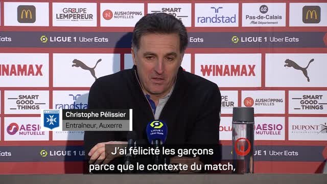 Auxerre - Pélissier : On aurait pu repartir avec un point