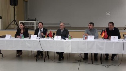GELSENKİRCHEN - TBMM Dışişleri Komisyonu Başkanı Kılıç, Gelsenkirchen'de Türk STK temsilcileriyle buluştu