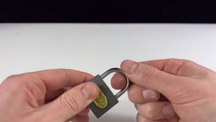 How To Open A Lock With Paper