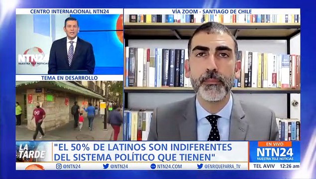“50% de los latinoamericanos son indiferentes de cuál es el sistema político que tienen mientras el gobierno resuelva sus problemas”: Jorge Sahd