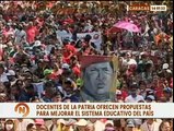 Maestros y Maestras de la Patria apoyan gestión de la Revolución en materia educativa