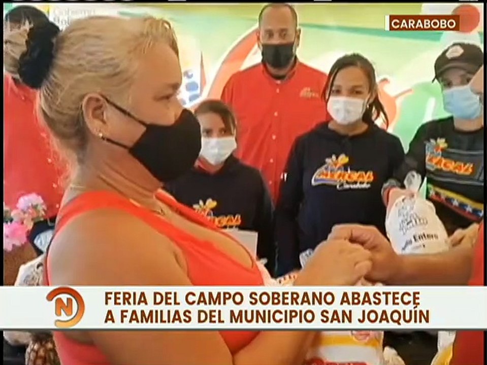 Carabobo | Feria del Campo Soberano distribuye alimentos a precios asequibles en Mcpio. San Joaquín