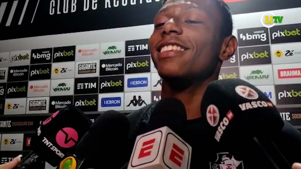 Lyncon, zagueiro de 17 anos estreiou hoje pelo Vasco e conta da sua ...