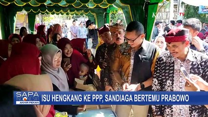 Descargar video: Isu Bergabung ke PPP, Sandiaga Uno Temui Ketum Parta Gerindra Prabowo Subianto