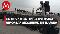 Llegan 500 elementos de la Guardia Nacional para reforzar seguridad en Tijuana