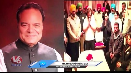 Congress MP Santokh Singh Chaudhary Lost Life Due To Heart Attack Amid Bharat Jodo Yatra _ V6 News