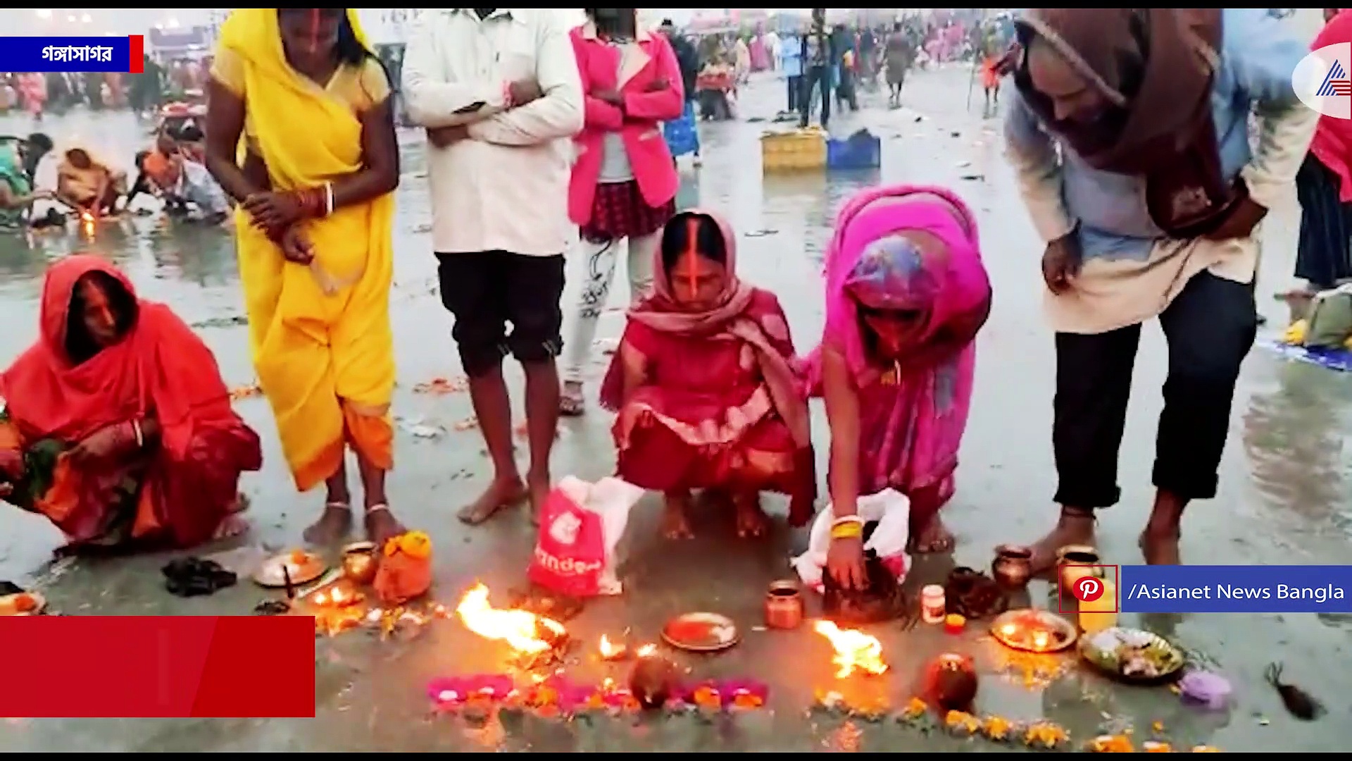 লোকারণ্য গঙ্গাসাগর, মকরসংক্রান্তিতে পূণ্যলাভের আশায় গঙ্গাবক্ষে ভিড় পূণ্যার্থীদের