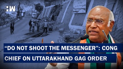 Headlines: "Don't Shoot The Messenger": Congress Chief On Uttarakhand Gag Order | Mallikarjun Kharge