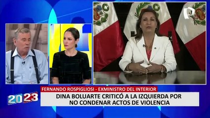 Fernando Rospigliosi: Si Dina Boluarte renuncia sería darle la razón a los violentistas