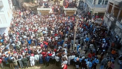 मकर संक्रांति पर आवां में खेला दड़ा का खेल