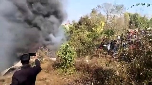 Un avion avec 72 personnes à bord s'est écrasé au Népal ce matin, a déclaré un porte-parole de la compagnie aérienne Yeti Airlines