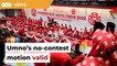 Umno’s no-contest motion valid, says Ahmad Maslan
