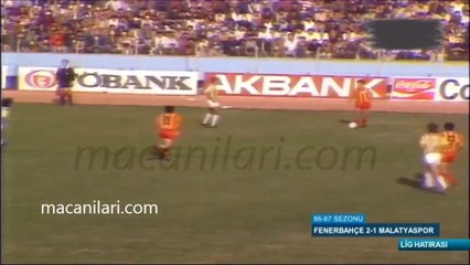Fenerbahçe 2-1 Malatyaspor [HD] 11.10.1986 - 1986-1987 Turkish 1st League Matchday 8