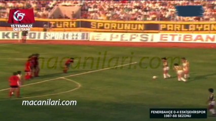 Fenerbahçe 0-4 Eskişehirspor [HD] 20.09.1987 - 1987-1988 Turkish 1st League Matchday 4