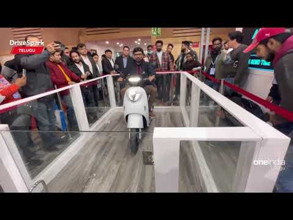 Auto expo 2023 | Liger self balencing EV Scooter walkaround | Arun Teja | TELUGU DriveSpark