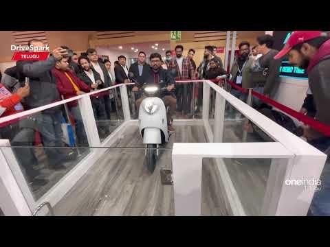 Auto expo 2023 | Liger self balencing EV Scooter walkaround | Arun Teja | TELUGU DriveSpark