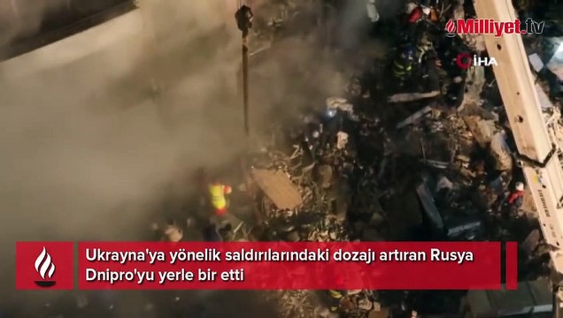 Dnipro yerle bir! Rus ordusu vurdu, onlarca ölü ve yaralı var