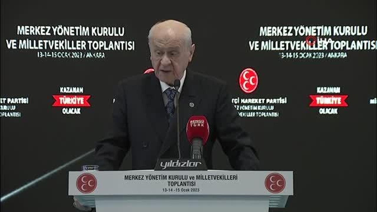 MHP lideri Bahçeli'den Altılı Masa'ya çağrı: "Cumhurbaşkanımız Recep Tayyip Erdoğan'ın etrafında tek yumruk olalım"